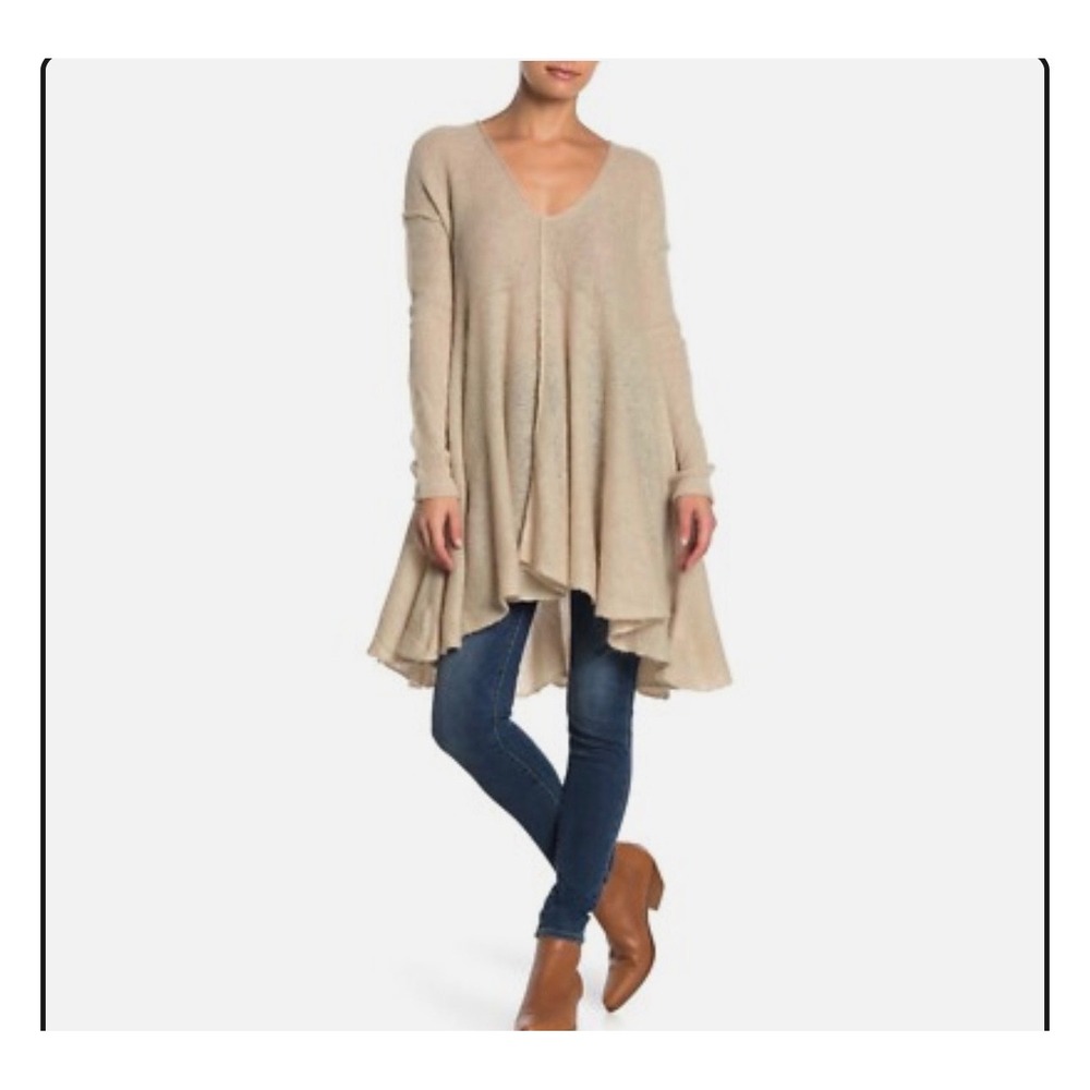 Free People Dancing In The Forest Wool Alpaca Blend Flared Medium